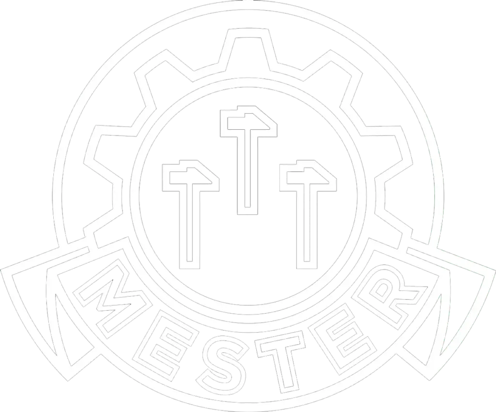 Mestermerket logo hvit